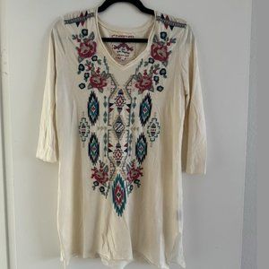 NWT Johnny Was Embroidered Top